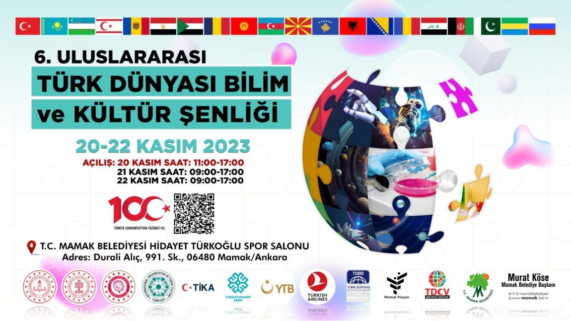 Uluslararası Türk Dünyası Bilim ve Kültür Şenliğindeydik